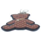 Louis Vuitton Porte Cles Teddy Bear Key Sling Bag Charm Key Holder Brown Silver — view 5