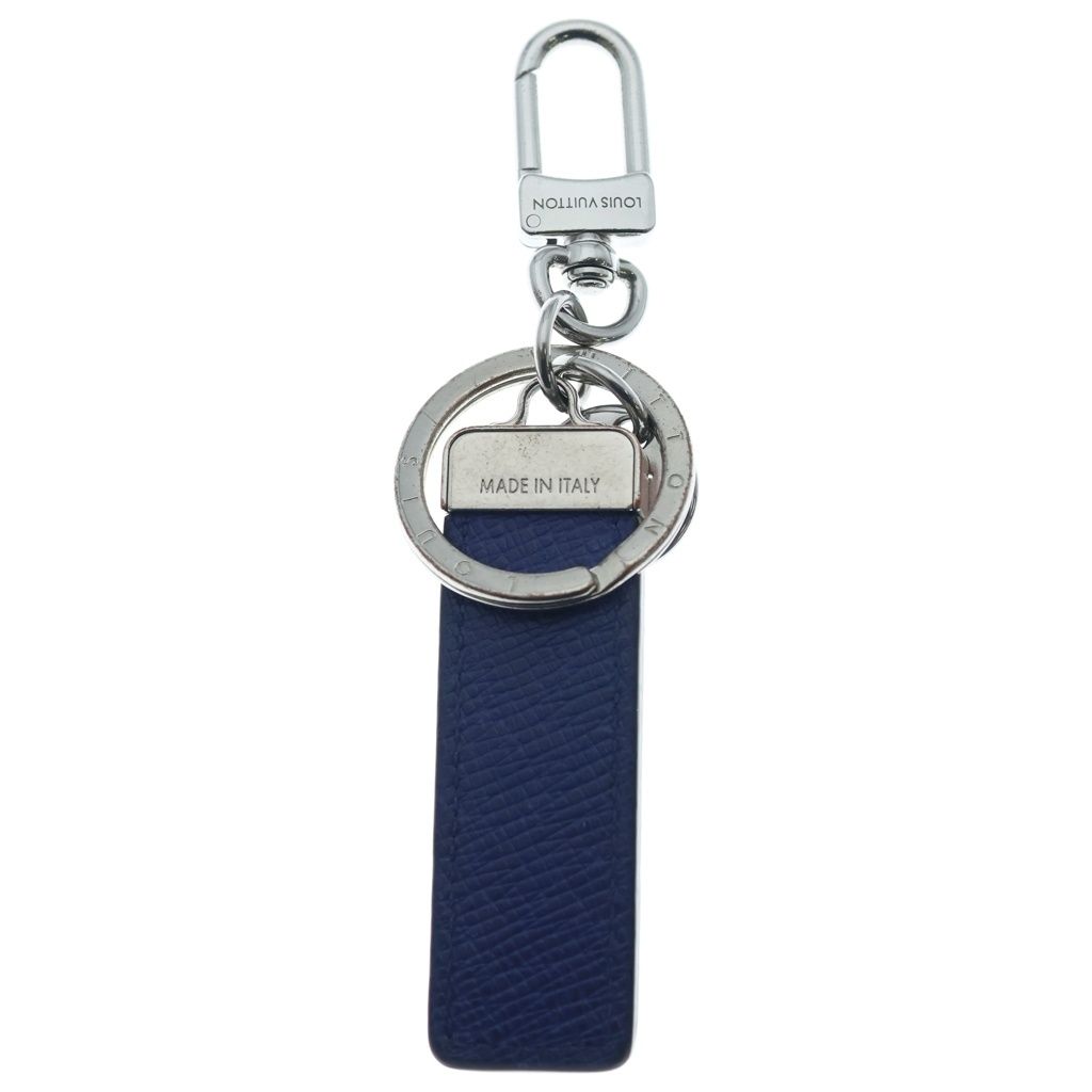 Louis Vuitton Monogram Key Holder Neo LV Club Key Sling Bag Charm Blue Silver — view 2