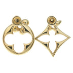 Louis Vuitton LV Flower Gram Earrings Gold — view 2