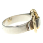 Hermes Duzano Combination Ring Yellow Gold Silver — view 3