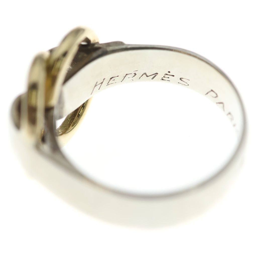 Hermes Duzano Combination Ring Yellow Gold Silver — view 5