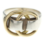Hermes Duzano Combination Ring Yellow Gold Silver — view 4