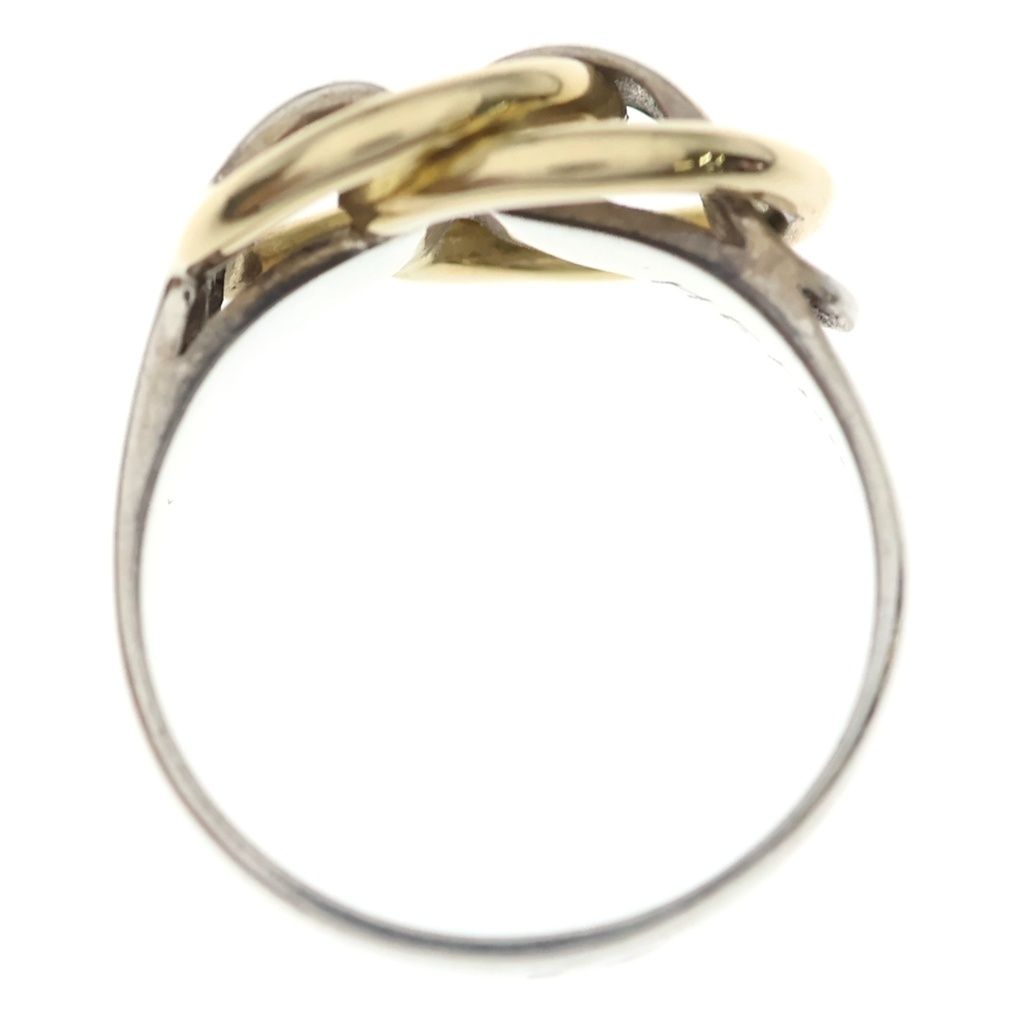 Hermes Duzano Combination Ring Yellow Gold Silver — view 6