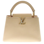 Louis Vuitton Capucines BB Jaune 2-Way Shoulder Bag Pink Leather Gold