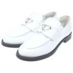 Prada Triangle Logo Loafers White — view 2