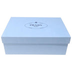 Prada Triangle Logo Loafers White — view 7