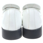 Prada Triangle Logo Loafers White — view 3