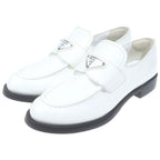 Prada Triangle Logo Loafers White — view 2