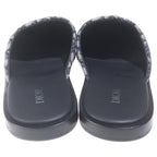 Dior Oblique Trotter Jacquard Mules Black Beige — view 3