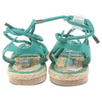 Chanel Code Sandal Green — view 4