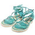 Chanel Code Sandal Green
