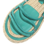 Chanel Code Sandal Green — view 7