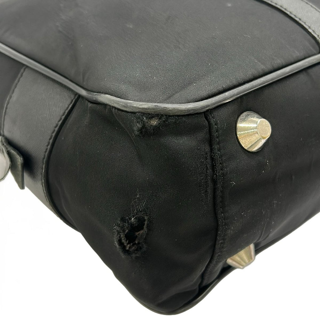 Prada Business Bag Black No Lock Leather — view 6