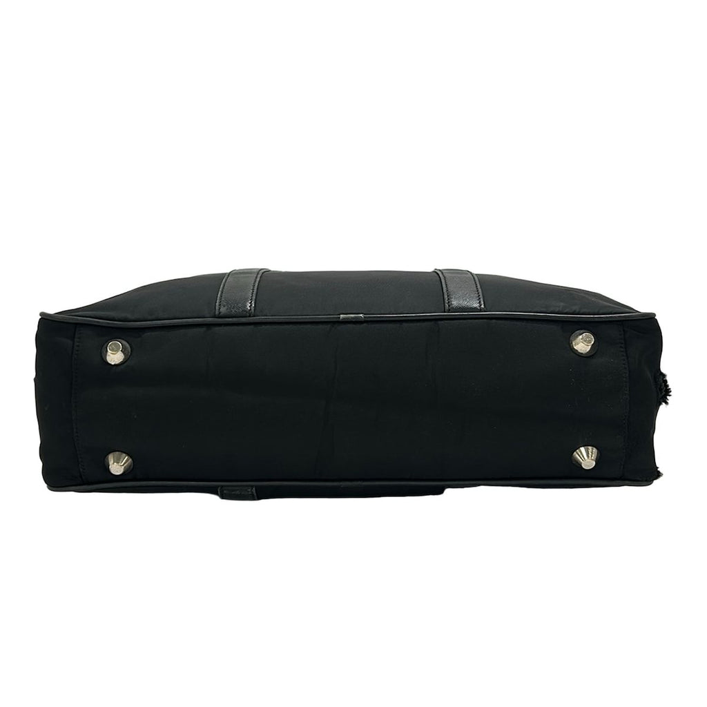 Prada Business Bag Black No Lock Leather — view 5