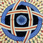 Hermes Carre 90 Donner la Scarf Silk Black — view 4