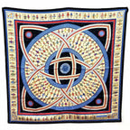 Hermes Carre 90 Donner la Scarf Silk Black — view 2
