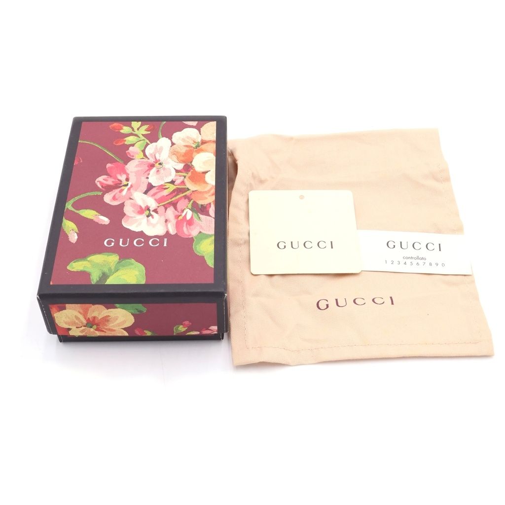 Gucci GG Blue Mus Flower Pattern Cigarette Case Multicolor — view 7