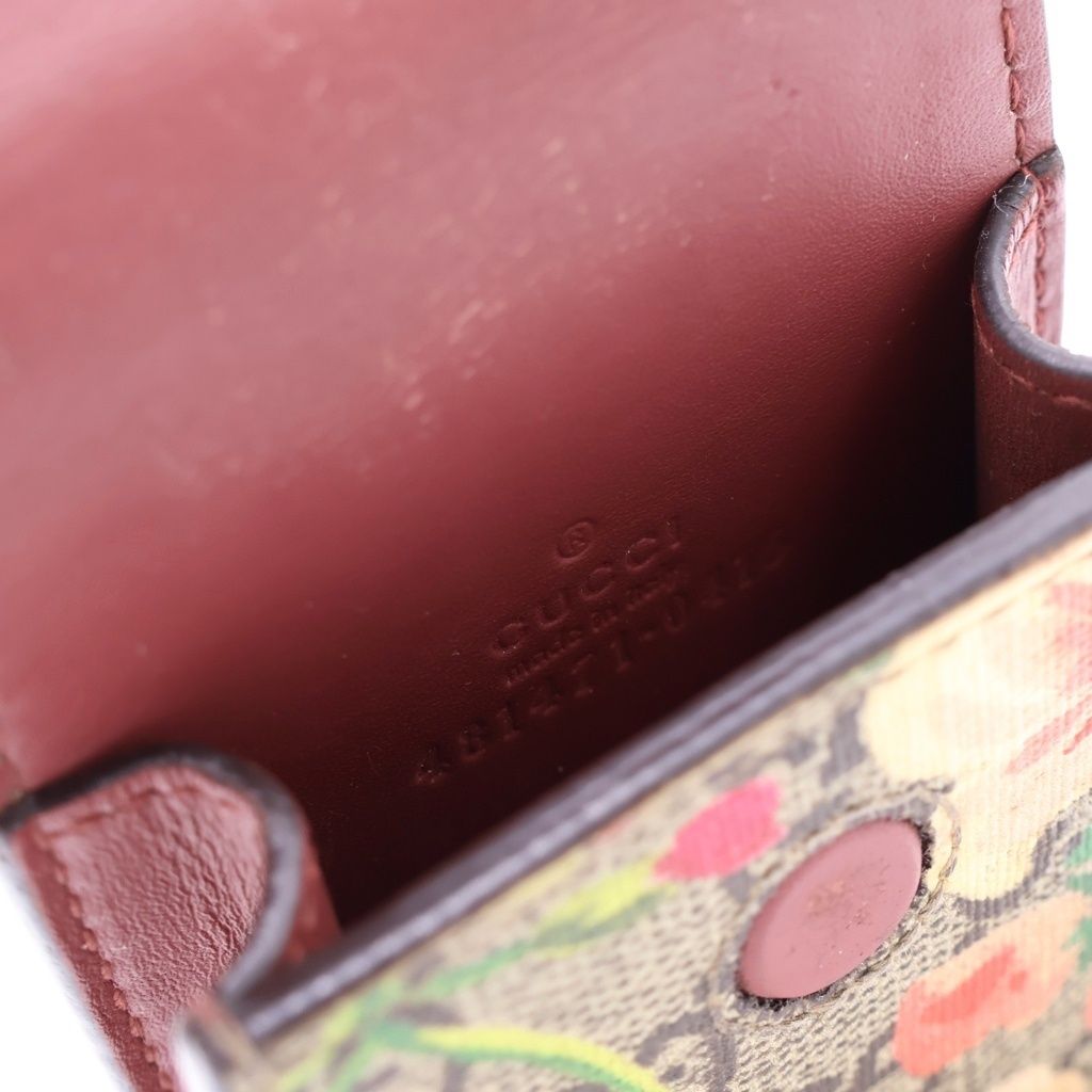 Gucci GG Blue Mus Flower Pattern Cigarette Case Multicolor — view 4