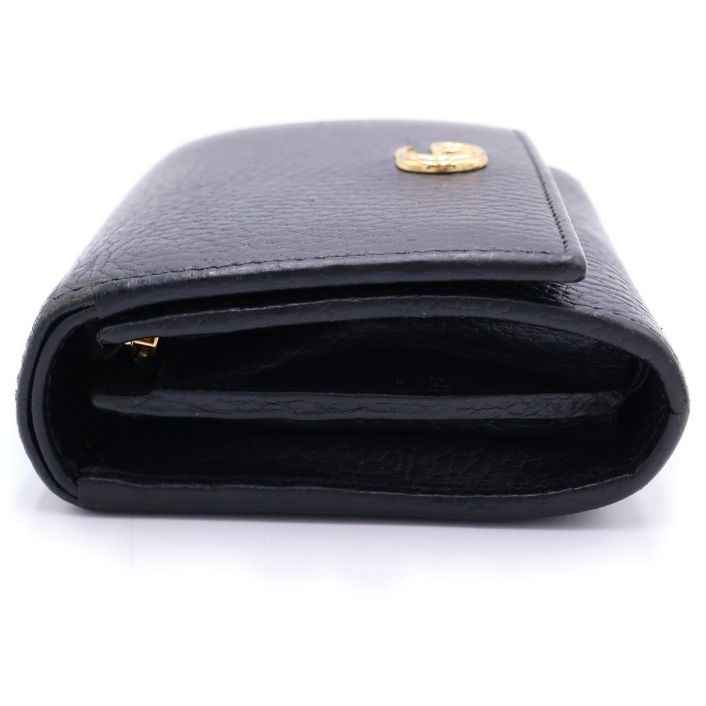 Gucci GG Marmont Bifold Wallet Black Leather — view 3