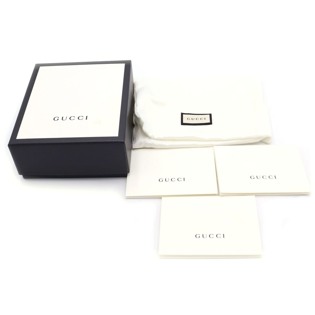 Gucci GG Marmont Bifold Wallet Black Leather — view 6