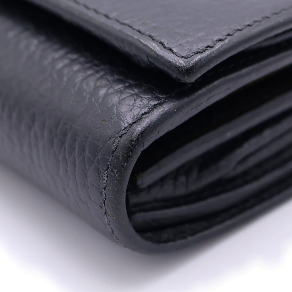 Gucci GG Marmont Bifold Wallet Black Leather — view 5
