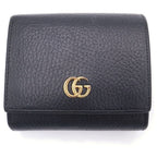Gucci GG Marmont Bifold Wallet Black Leather