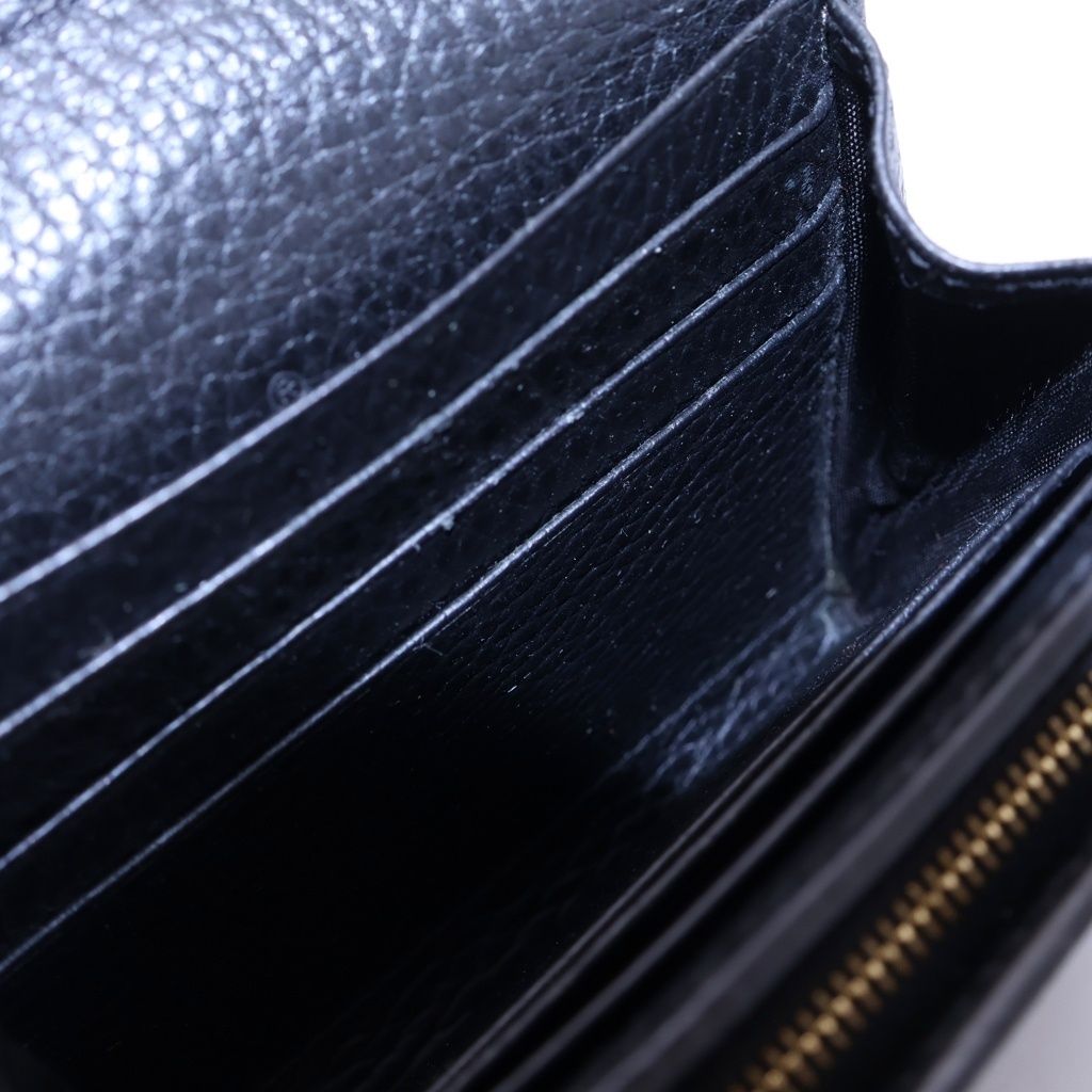 Gucci GG Marmont Bifold Wallet Black Leather — view 4