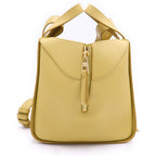 Loewe Hammock Shoulder Bag Bright Blue Oak Mustard Yellow Leather Gold — view 3