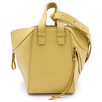 Loewe Hammock Shoulder Bag Bright Blue Oak Mustard Yellow Leather Gold