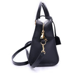 Saint Laurent Paris Baby Cabas 2-Way Shoulder Bag Black Leather Gold — view 3
