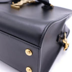 Saint Laurent Paris Baby Cabas 2-Way Shoulder Bag Black Leather Gold — view 5