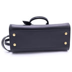 Saint Laurent Paris Baby Cabas 2-Way Shoulder Bag Black Leather Gold — view 4
