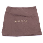 Gucci GG Supreme Shoulder Bag Beige Brown Leather Gold — view 9