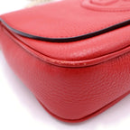 Gucci Soho Chain Shoulder Bag Red Leather Tassel — view 6