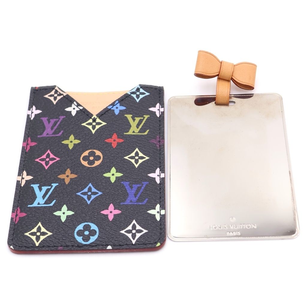 Louis Vuitton Monogram Multicolor Etui Loire Mirror Black Shoulder — view 5