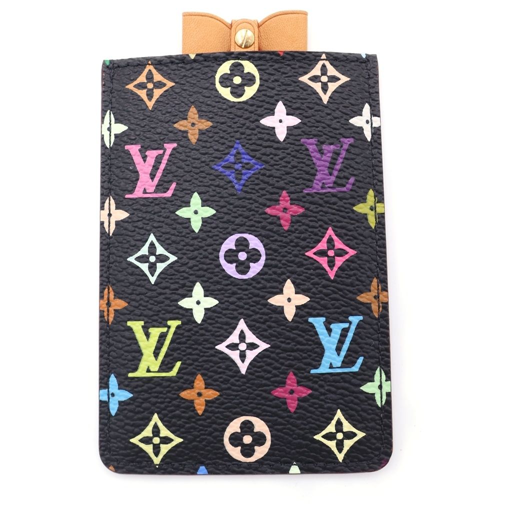 Louis Vuitton Monogram Multicolor Etui Loire Mirror Black Shoulder — view 2