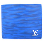 Louis Vuitton Epi Portefeuille Marco Blue Wallet