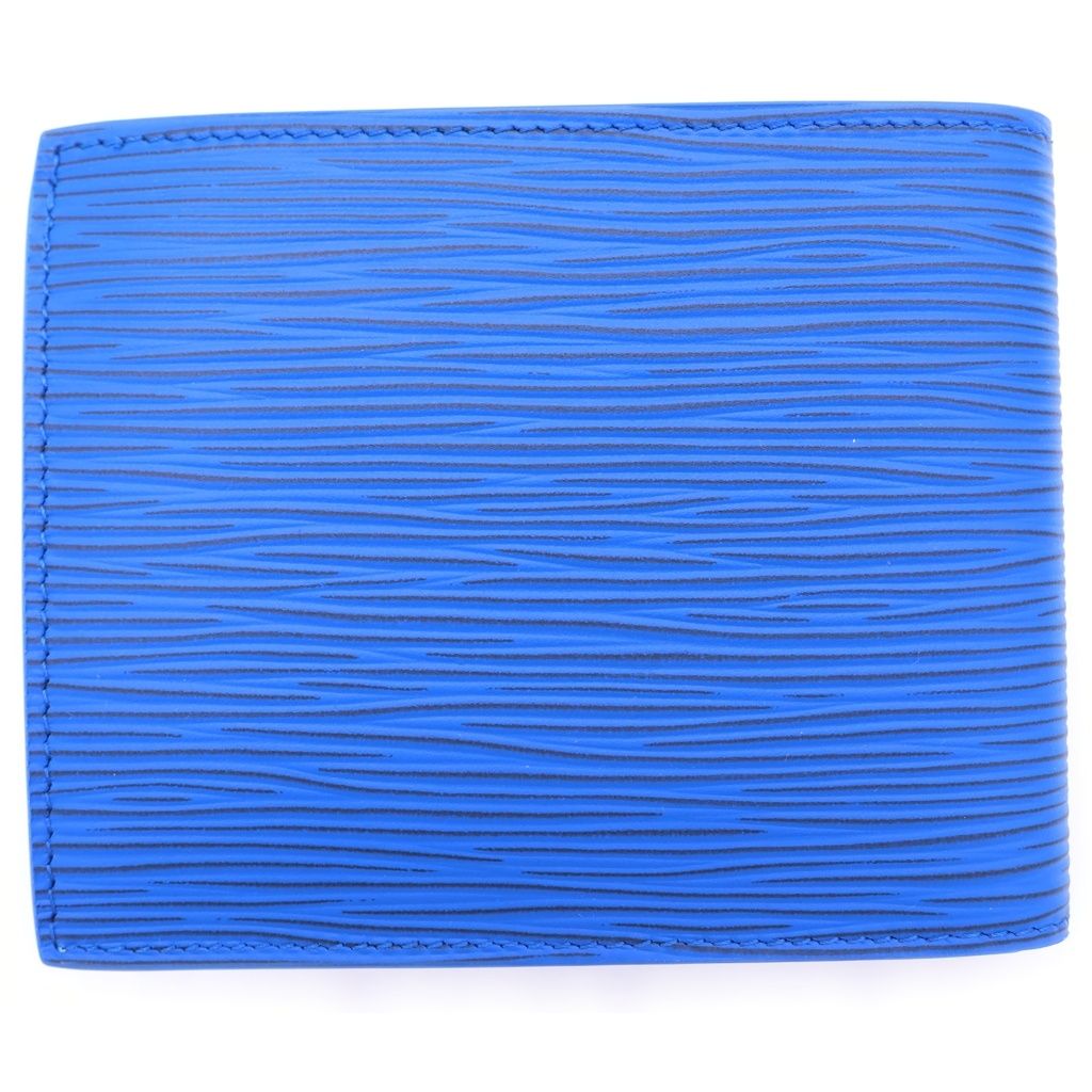 Louis Vuitton Epi Portefeuille Marco Blue Wallet — view 2