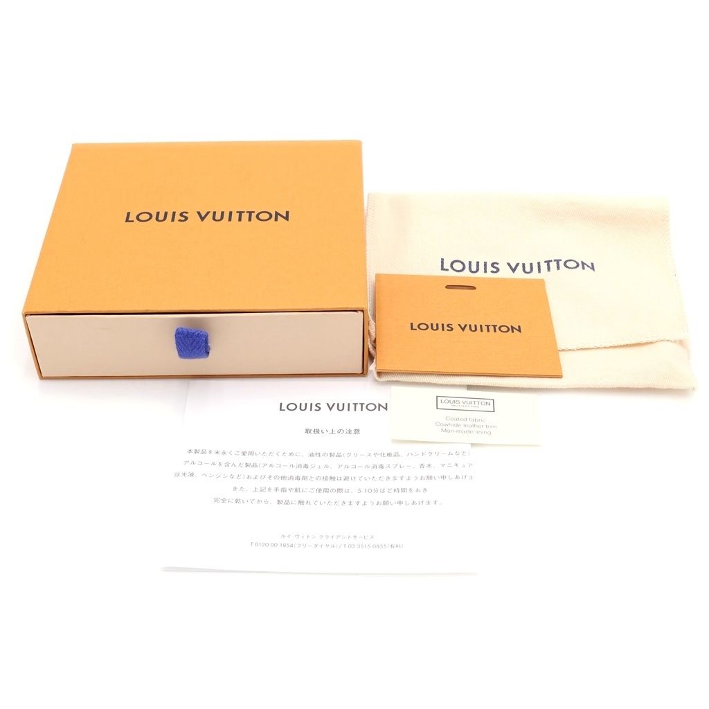 Louis Vuitton Monogram Eclipse Bifold Wallet Compact Black Leather — view 6