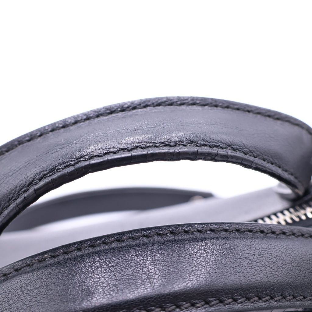 Fendi by the Way 2-Way Shoulder Bag Black Leather Silver — view 8