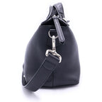 Fendi by the Way 2-Way Shoulder Bag Black Leather Silver — view 3