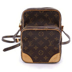 Louis Vuitton Monogram Amazon Mini Shoulder Bag Brown Leather Gold