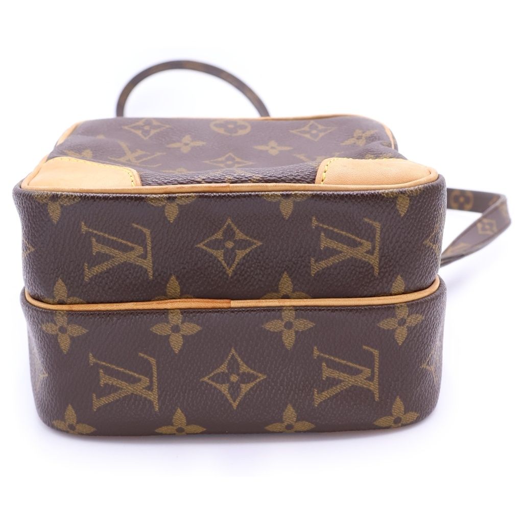 Louis Vuitton Monogram Amazon Mini Shoulder Bag Brown Leather Gold — view 4