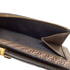 Fendi Wallet Micro FF Pattern Brown — view 7