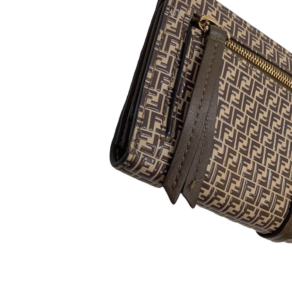 Fendi Wallet Micro FF Pattern Brown — view 4