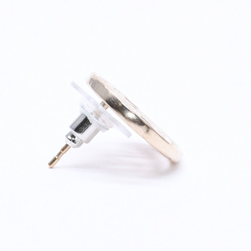 Chanel CC Logo Earrings 17 Metal Gold — view 3