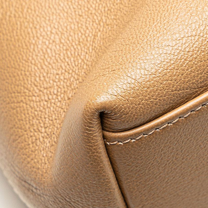 Gucci Interlocking 2-Way Shoulder Bag Beige Leather — view 5