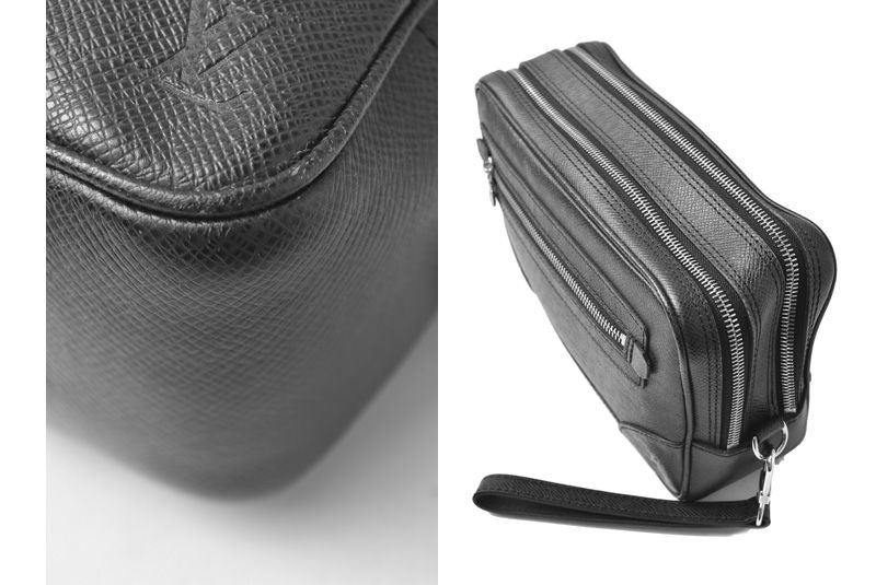 Louis Vuitton Clutch Taiga Pavel Ardoise Black — view 2