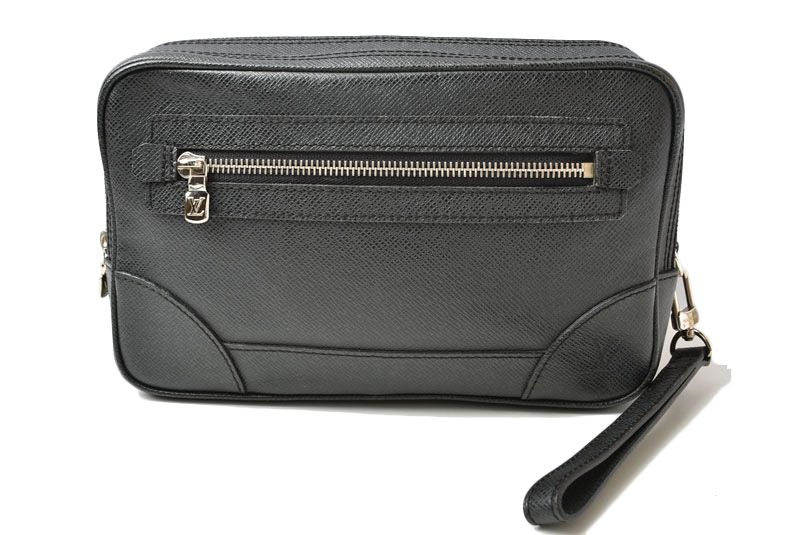 Louis Vuitton Clutch Taiga Pavel Ardoise Black