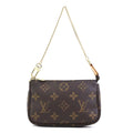 Louis Vuitton Pouch Handbag Monogram Mini Pochette